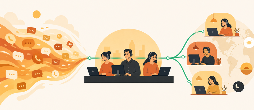 Flexible customer service outsourcing expands coverage across time zones