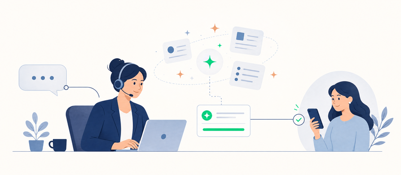 AI knowledge assistance supports live customer service agents