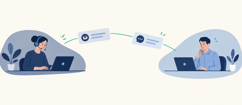 Outsource customer support services with clear task ownership