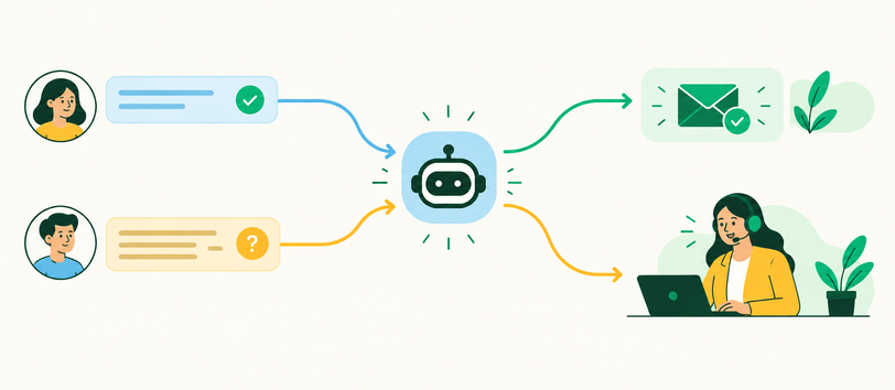 Automation suitability for routine and complex customer questions