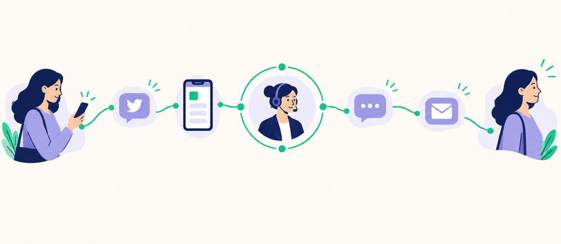 Customer Experience BPO connecting a customer's omnichannel journey