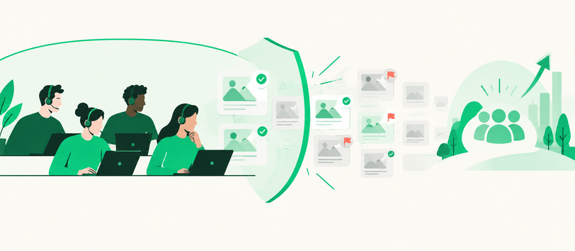 Content moderation outsourcing protecting a growing digital platform