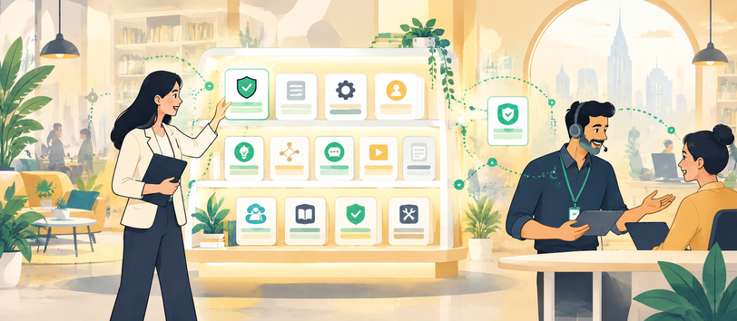 Knowledge base foundation for outsourced customer support