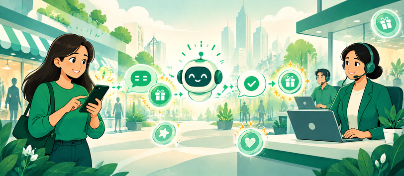 Loyalty support routing routine points questions to automated help