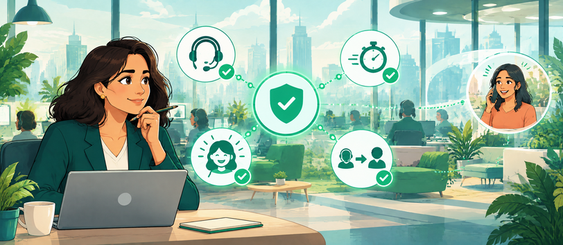 Call center quality measured across customer outcomes