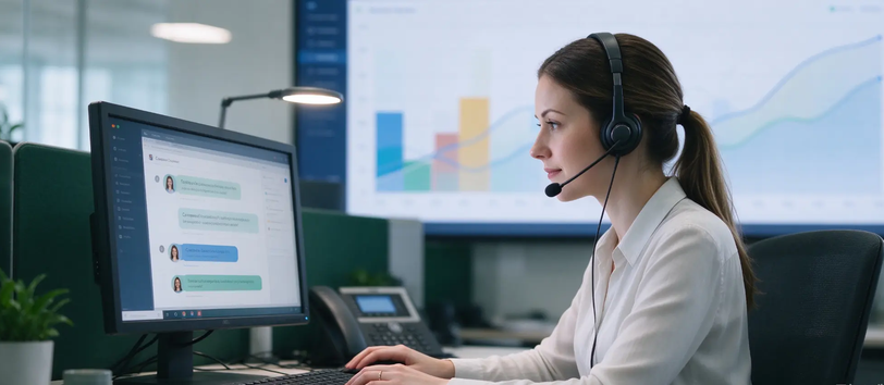 Online customer service outsourcing and support workflow management