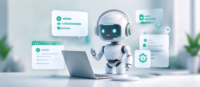 Agentic AI customer service workflow and system integration diagram